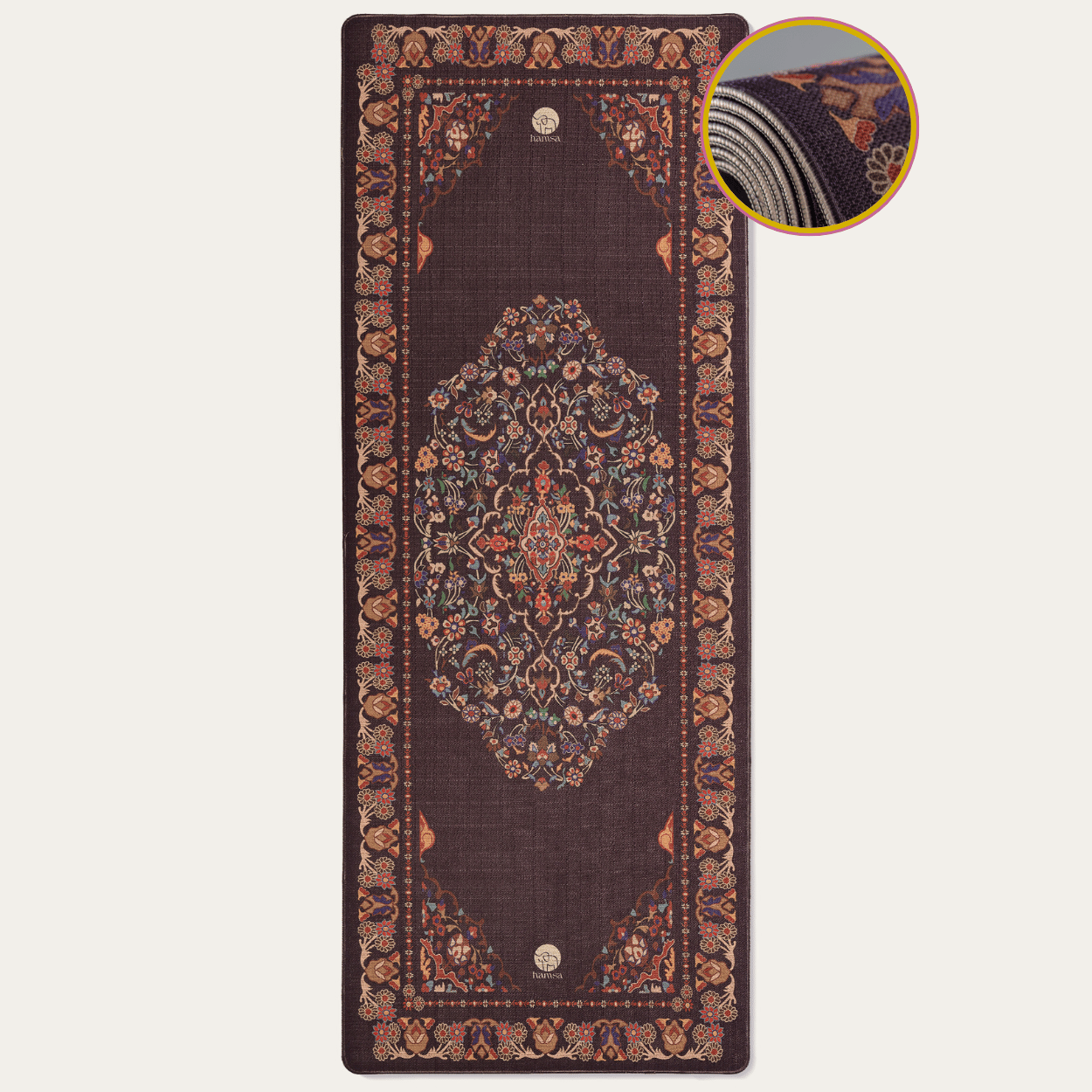 "Shiva" Yogamatte aus Bio-Jute – Rutschfest & Nachhaltig