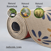 "Sundari" Yogamatte aus Bio-Jute – Rutschfest & Nachhaltig