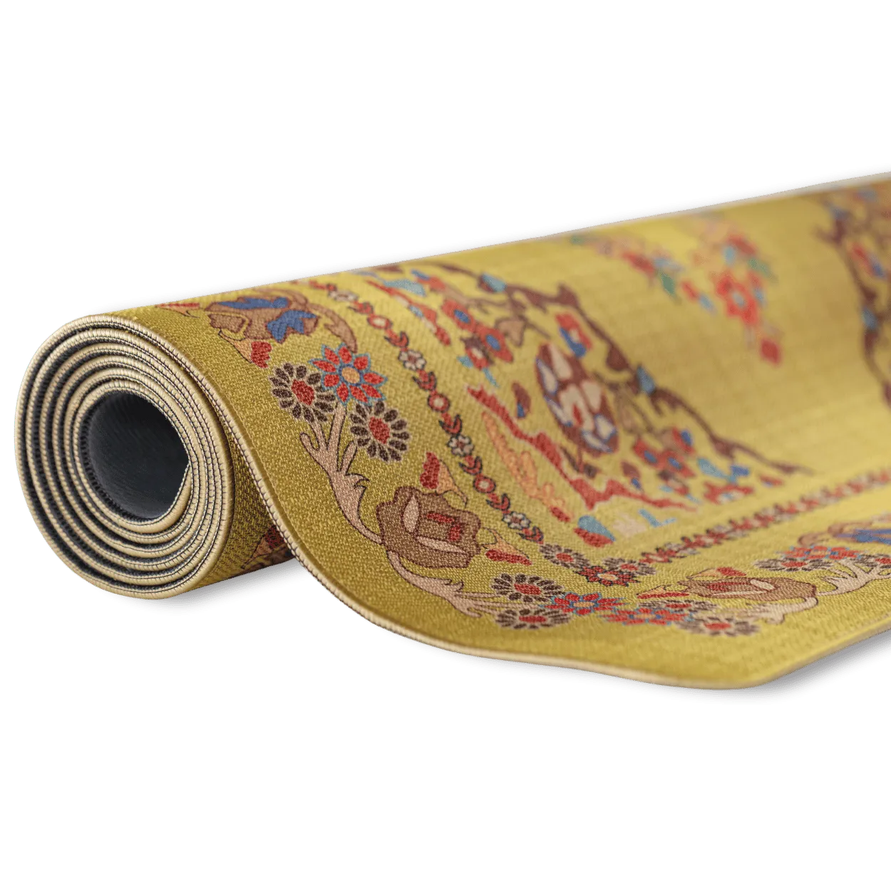 Surya Hamsa Yogamatte aus Naturfaser und Naturkautschuk – rutschfest, natürlich und erdend.