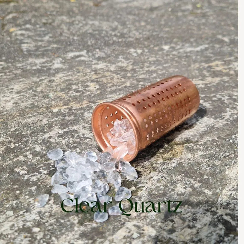 Bergkristall-Edelstein für Klarheit und reine Energie zur Wasserenergetisierung.